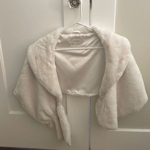BHLDN Maxime Faux Fur Wrap